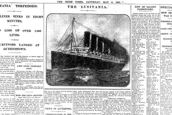 ‘Half-way through lunch, we heard a terrible crash’: Interviews with Lusitania survivors