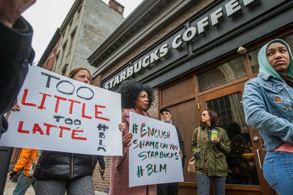 Starbucks to close 8,000 US cafes for ‘racial bias’ training