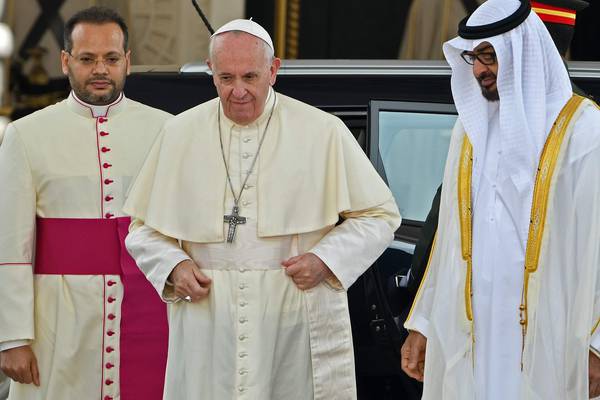 The Irish Times view on Pope Francis in the Gulf: Inter-faith gestures