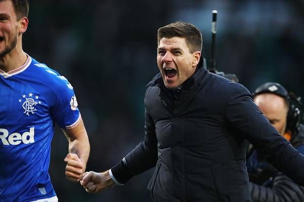Gerrard resists calls to declare Rangers as potential champions after Celtic win