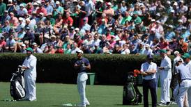 Tiger Woods back on the practice range at Augusta as he steps up Masters preparation