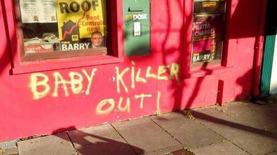 Office of pro-choice Cork TD sprayed with ‘baby killer’ graffiti