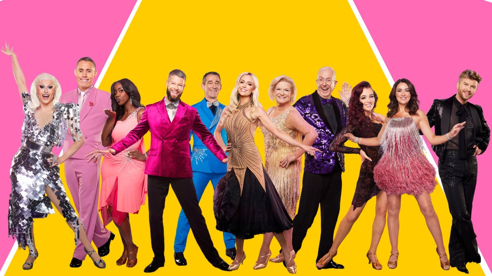 Dancing with the Stars 2024: the 11 clelbrities who are hoping to lfit the glitterball trophy. Photographs: Barry McCall/RTÉ