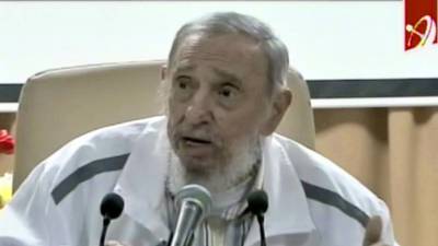 Fidel Castro  (88) makes rare public appearance in Cuba