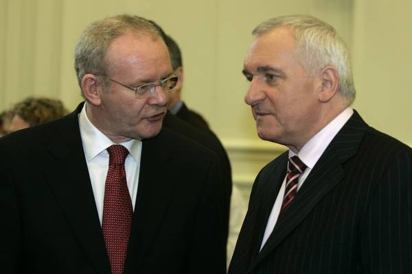 Ahern:  McGuinness’s death a big loss for  our country