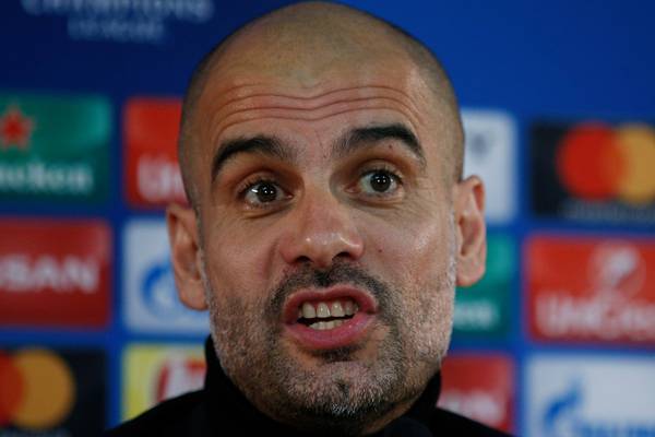 Pep Guardiola urges Manchester City to be brave and attack