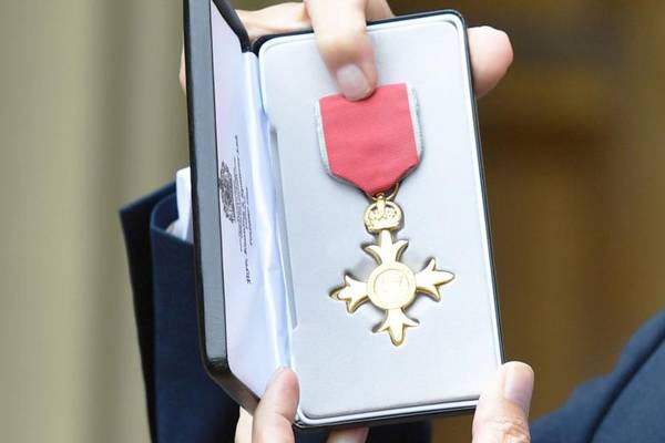OBE medal stolen during series of raids in Co Antrim