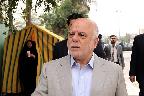 Iraq prime minister Haider al-Abadi appears to be ahead in poll