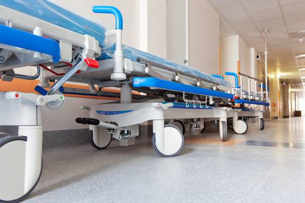 Numbers waiting on hospital trolleys dip to 649