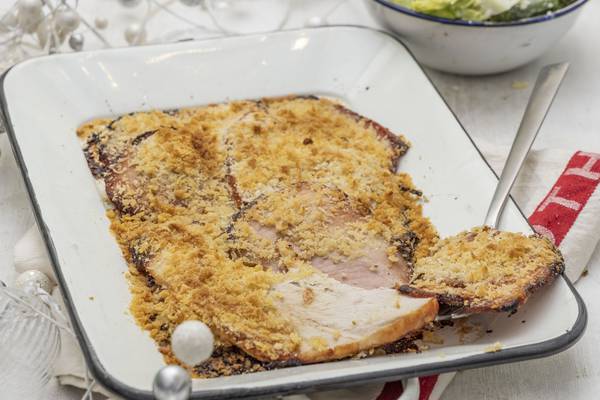 Turkey and ham crunch, Christmas Caesar salad