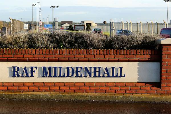 Shots fired at man who tried to ‘break into’ English air force base