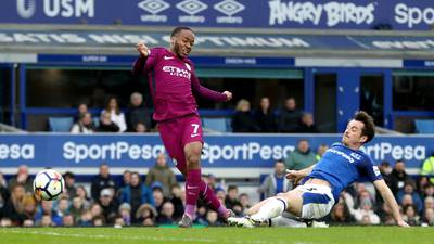 Manchester City just one win from title as Everton brushed aside