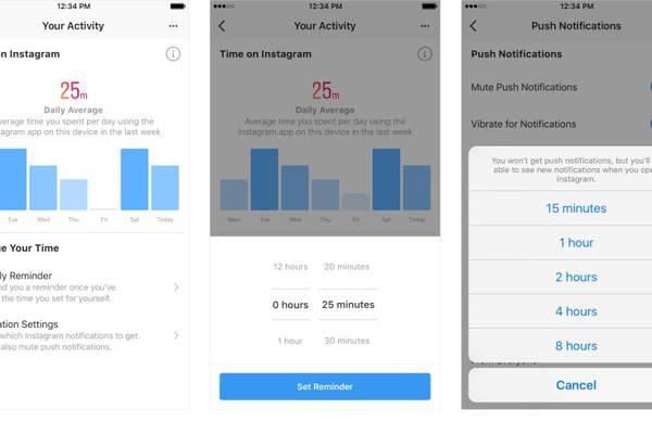 Instagram rolls out time management feature