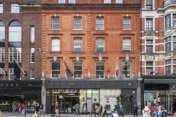 Irish Life outbids all to buy AIB’s Grafton Street branch
