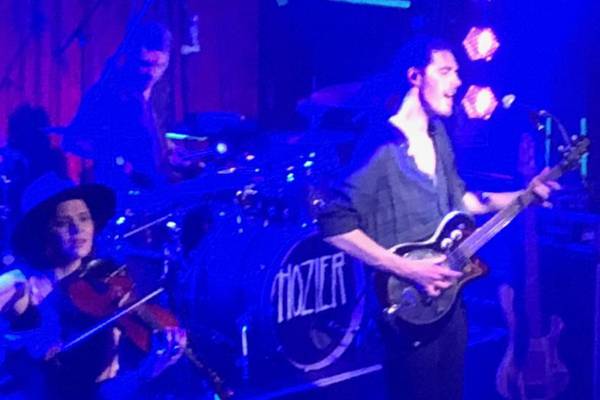 Hozier at the Academy: ‘Gasps ripple across the darkened crowd’