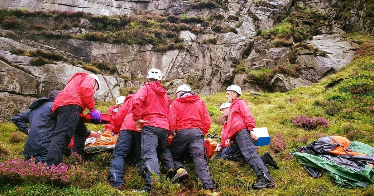 Hiker hospitalised after he is hit by falling sheep on Irish mountain