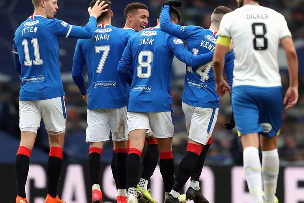 Title within touching distance as Rangers see off Kilmarnock