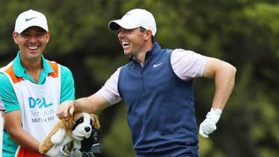 Tiger Woods’s comeback win sets up last 16 showdown with Rory McIlroy