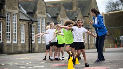 Why do primary schools allocate only an hour a week to PE?