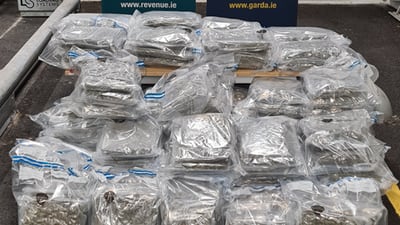 Cannabis: Almost €3.7 million worth of drug seized by gardaí in Wexford and Dublin