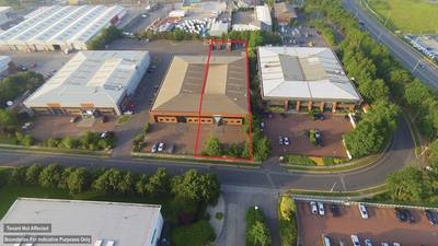 Warehouse and office on M50 for sale