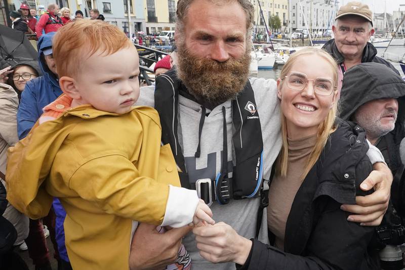 ‘I hadn’t seen a person in 98 days, I had a bit of trepidation’: Irish man safe after rowing from New York to Galway