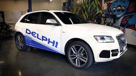 Delphi plans trans-US robot car drive