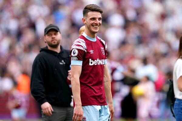 Declan Rice in line for one grand final farewell with West Ham