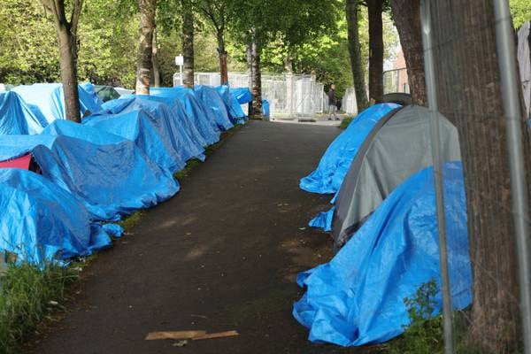 Tents at Grand Canal to be cleared again as pressure on Government mounts