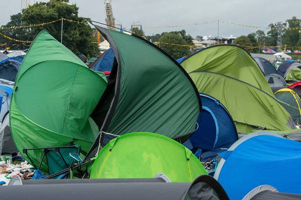 Electric Picnic aftermath: Campers leave fewer tents, but plenty of chairs and gazebos