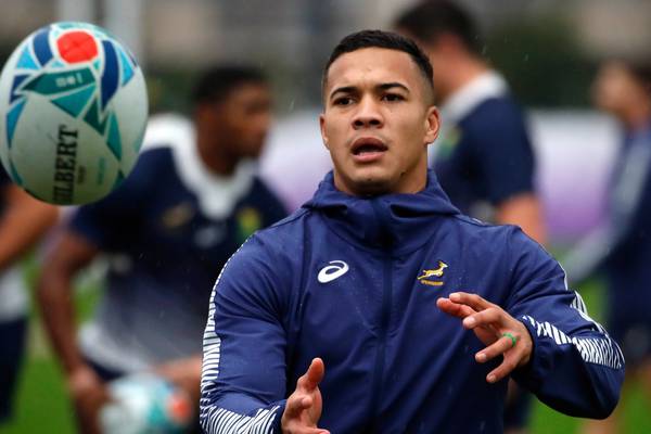 Cheslin Kolbe in line to return for Springboks against England