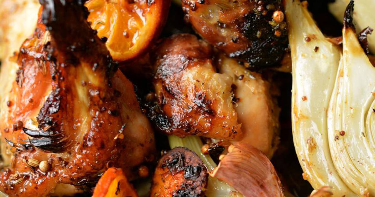 Roast chicken with fennel, marmalade and mustard – The Irish Times