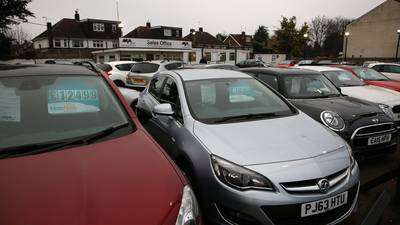 Tumbling UK car sales will lower the value of your Irish registered car