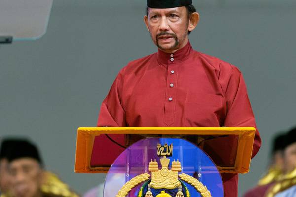 Brunei introduces stoning to death for gay sex, despite outcry
