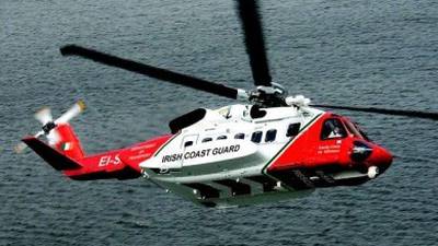 Air Corps craft placed on standby over fears Coast Guard helicopter would ditch in sea