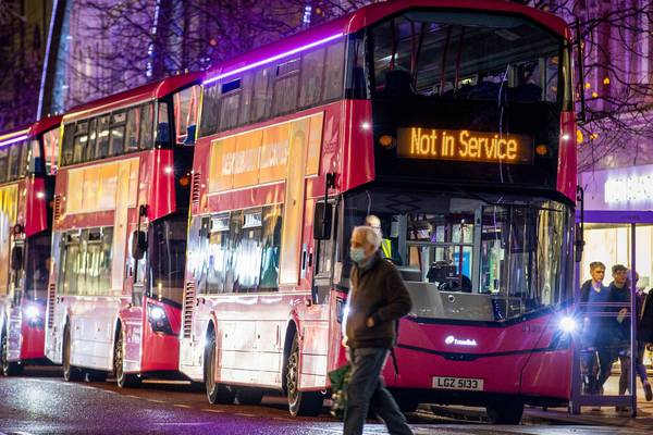 Bus services resume in Belfast after suspension over safety concerns