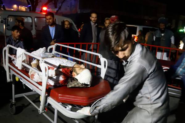 At least 50 killed and 75 injured in Kabul suicide bombing