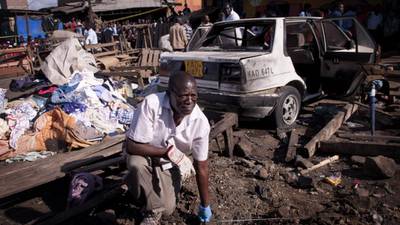 Twin Nairobi market blasts kill 10 people