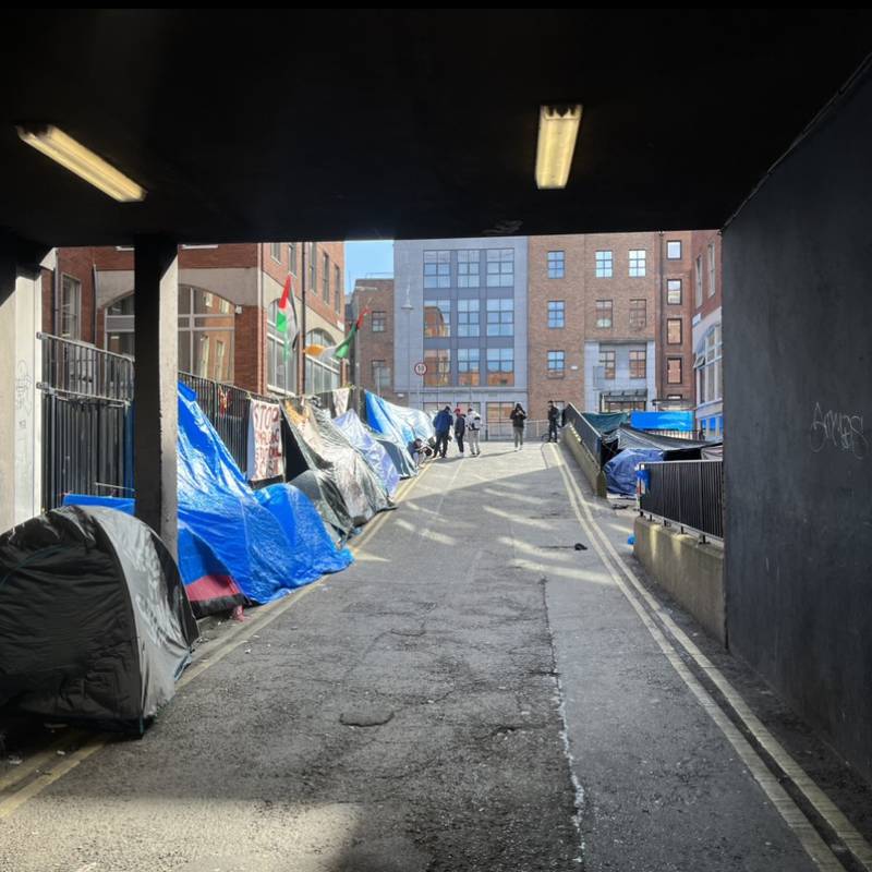 Palestinians sleeping rough in Dublin face intimidation as 1,758 asylum seekers now homeless