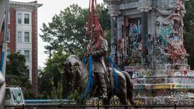 Virginia removes Confederate statue of Robert E Lee