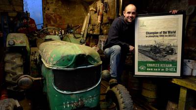 Hoping to plough grandfather’s furrow with tractor that won world title