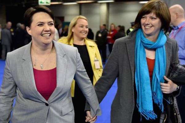 Scottish Tory leader and Irish partner welcome baby boy
