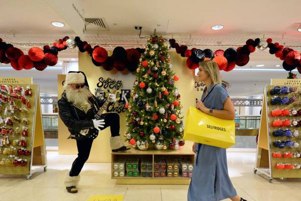 Christmas comes early to one London department store