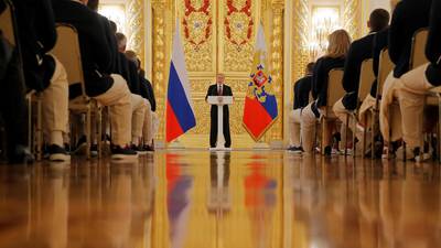 Putin cannot escape controversy even in remote Slovenian chapel