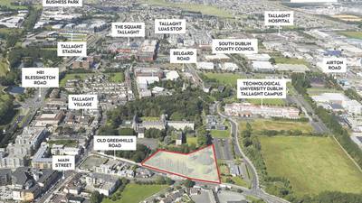 Tallaght village lands zoned for residential development guiding at €5m