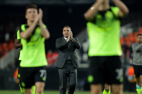 Brendan Rodgers criticises referee after Celtic crash out of Europe