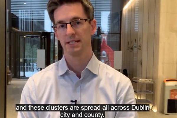 Covid-19: Ronan Glynn warns of 'critical moment' for Dublin