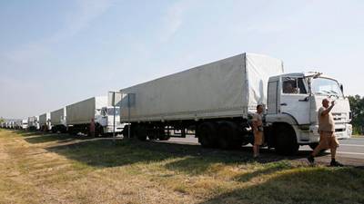 Ukraine vows to block Russian convoy unless terms are met