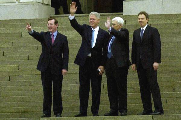 ‘Wake me in middle of the night,’ Bill Clinton told David Trimble