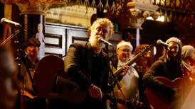 Glen Hansard and friends perform at annual Grafton Street Busk